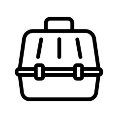 Pet carrier icon color editable 