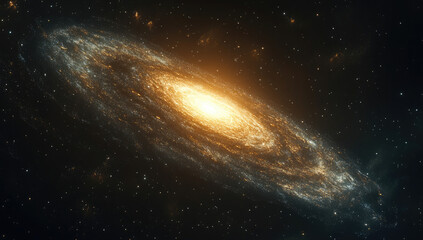 Fototapeta premium Spiral Galaxy in Deep Space (1)