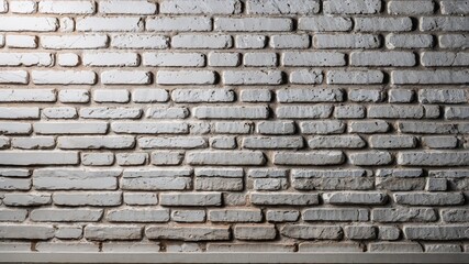 Obraz premium White background with brick texture. Generative AI.