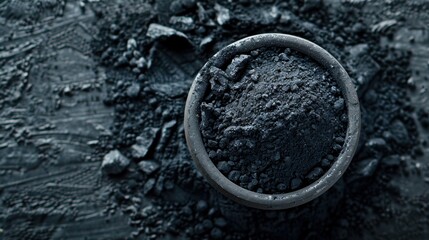 Activated Charcoal Powder: This fine, black powder made from activated charcoal offers detoxifying properties, making it a popular ingredient in skincare and health supplements.
