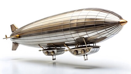 Metallic Airship Model