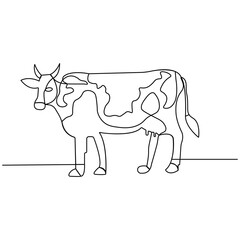 Caw  icon  continuous one line drawing  outline vector illustration