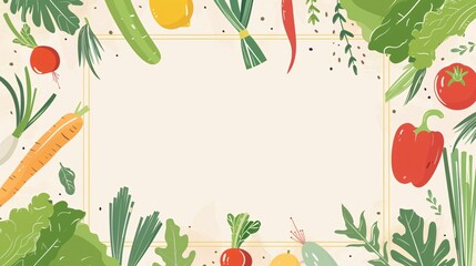 Spring Onion Illustration: Fresh Vegetables, Gourmet Meal