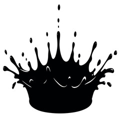 splash drop silhouette 
