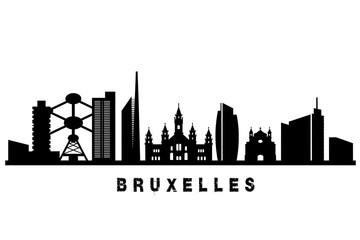 Bruxelles skyline, con tutti i palazzi