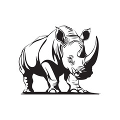 rhino vector illustration