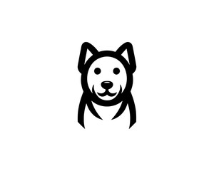 vector illustration of cartoon dog