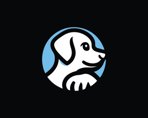 vector illustration of a dog
