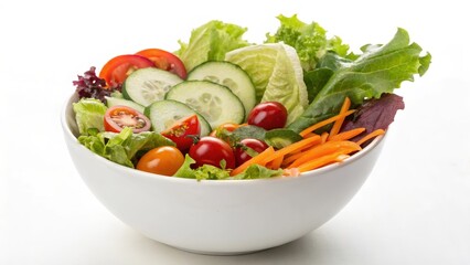Fresh Vegetable Salad in Bowl