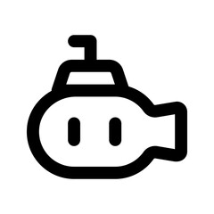 submarine line icon