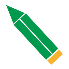 green pencil vector icon