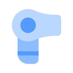hair dryer duotone icon