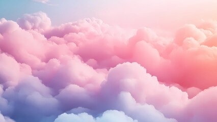 Fototapeta premium pink clouds in the sky