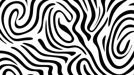 Fototapeta premium Abstract Zebra Stripe Design Black Lines on White Background Creative Zebra Pattern Textile Fashion