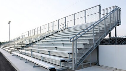Fototapeta premium Bleachers, Stadium Seating, Sports Venue Seating