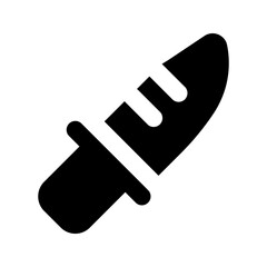 knife glyph icon