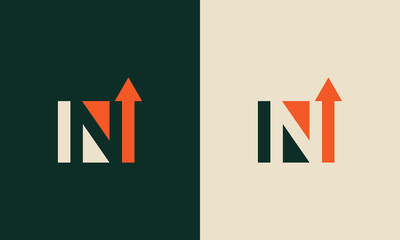 letter N up north logo