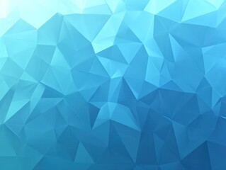 Obraz premium Abstract blue geometric background with sharp angles