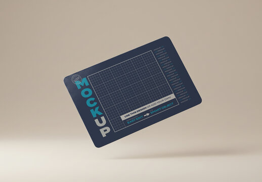 Floating Credit Card Mockup