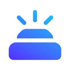 landmine gradient fill icon