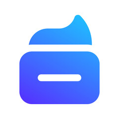 pomade gradient fill icon