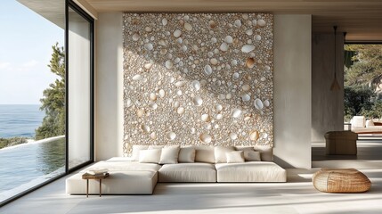 The artistic style of sea view rooms