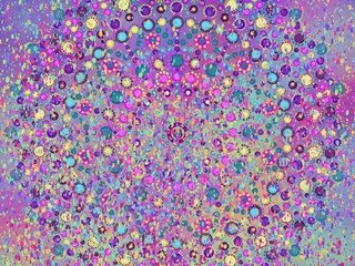 Beautiful colorful wallpaper background print with mandala bright art decor design