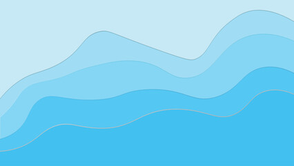 Mountain landscape. Mountainous terrain. Vector illustration. Abstract background.