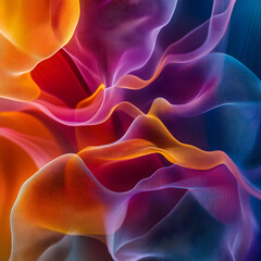 Dynamic Representation of Resonant Frequencies Amplifying Energy Through Colorful Sine Waves