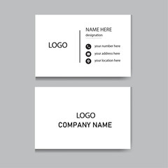 business card design template corporate 