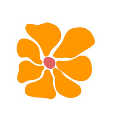 Abstract flower illustration