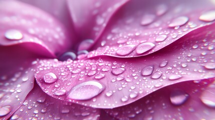 Closeup sakura petals, delicate and soft with morning dew, 3D illustration