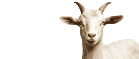 Goat on transparent background 