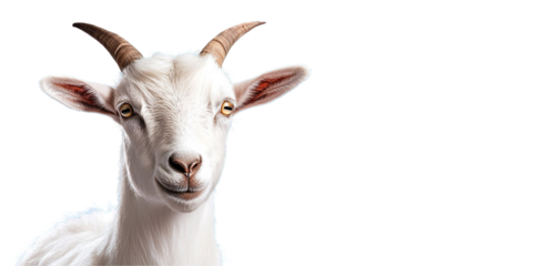 Goat on transparent background 