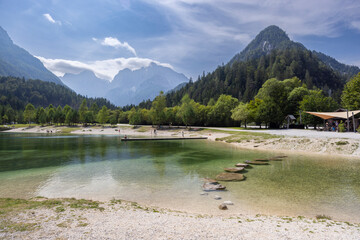 Jasna pond near Kranjska Gora, Triglavski national park, Slovenia