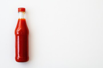 Perfectly captured bottle of ketchup showcasing rich color and smooth texture ideal for enhancing meals and snacks