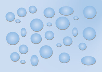 blue water drop background