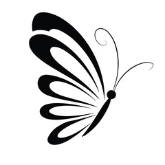 Minimalist Butterfly Clipart for Digital Art