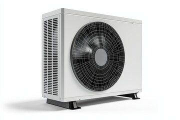 Modern air source heat pump unit for energy-efficient heating and cooling