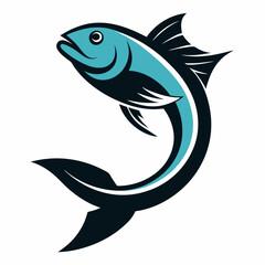 vector illustration of a fish