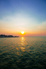 Sunset by the bay, Chon Buri District, Chon Buri, Thailand