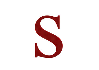 English Letter s With Small English Letter Or Lowercase in Red Color Isolated On White Background. This English Text s Used For Education Purpose. English Language Text s English Language Alphabet s.