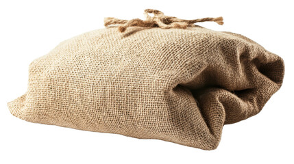 sack of wheat isolated on white background 