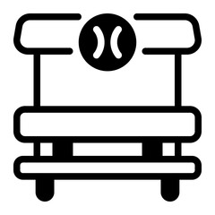 This Dugout Bench icon is suitable for Baseball Sport