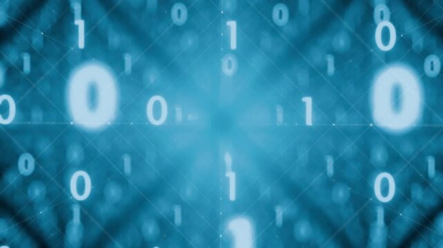 Data science 3D concept with AI background of machine learning algorithm process