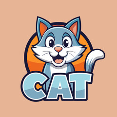 Cat Logo Design Vector. Stylish Feline Silhouettes & Icon Set.