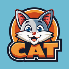 Cat Logo Design Vector. Stylish Feline Silhouettes & Icon Set.