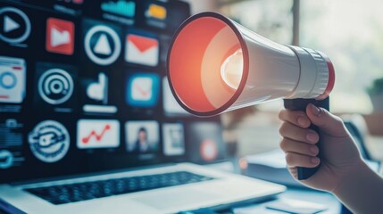 Person creating content for an affiliate marketing program