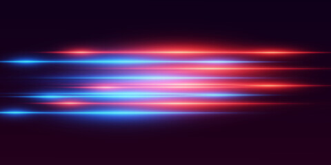 Magical dynamic movement of lines and light.