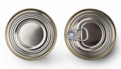 tin can isolated on white